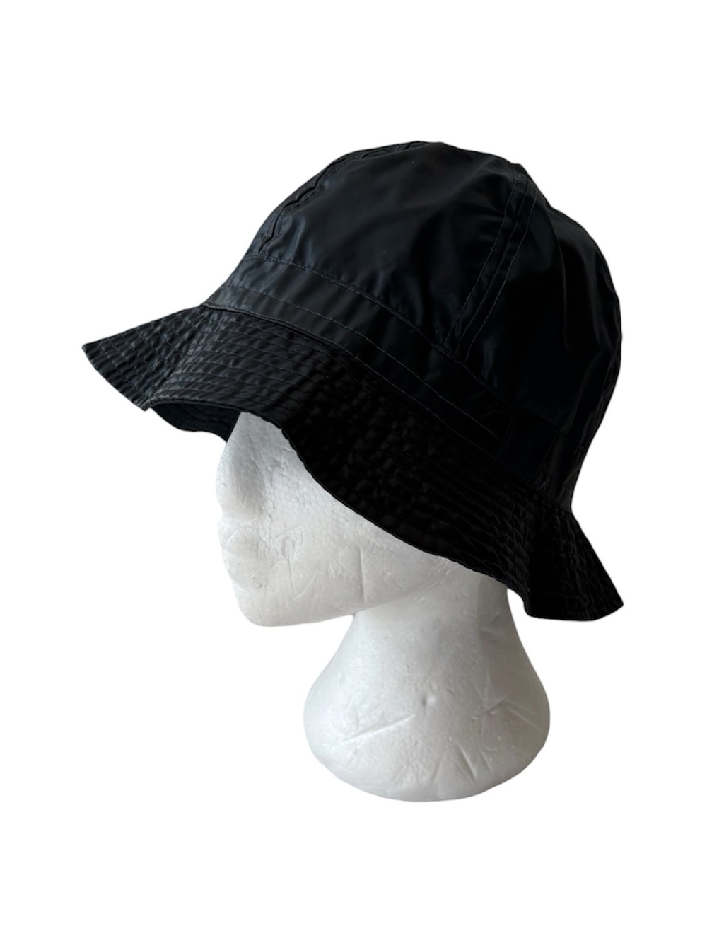 Vintage Navy Blue Rain Bucket Hat